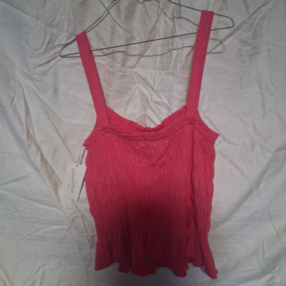 Universal Thread Pink Ruffled Camisole - Picture 2 of 3